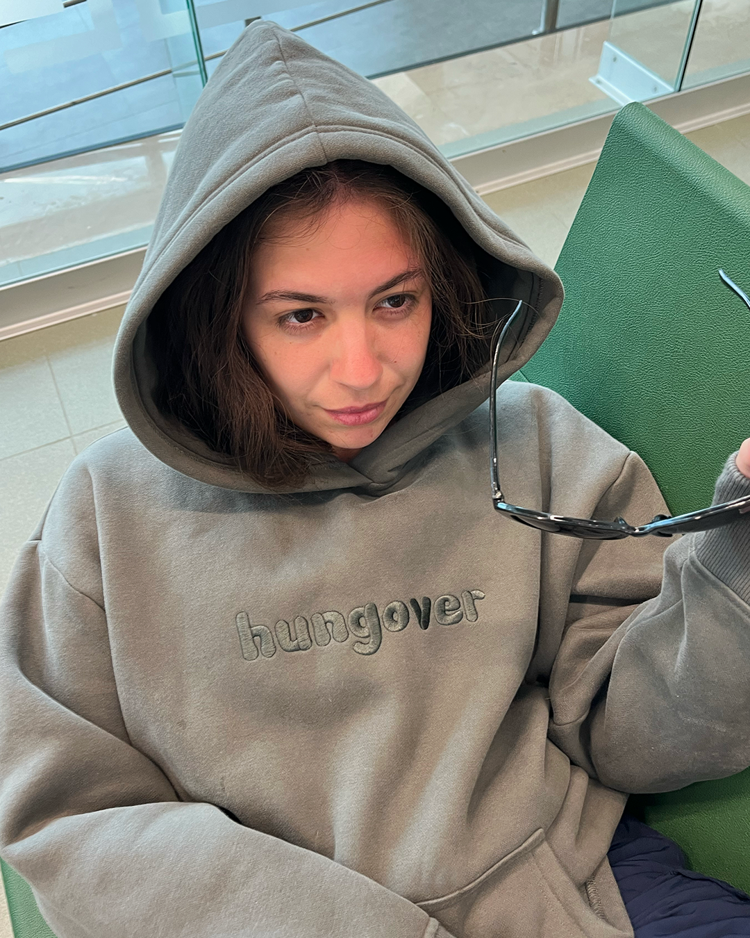 "hungover" hoodie