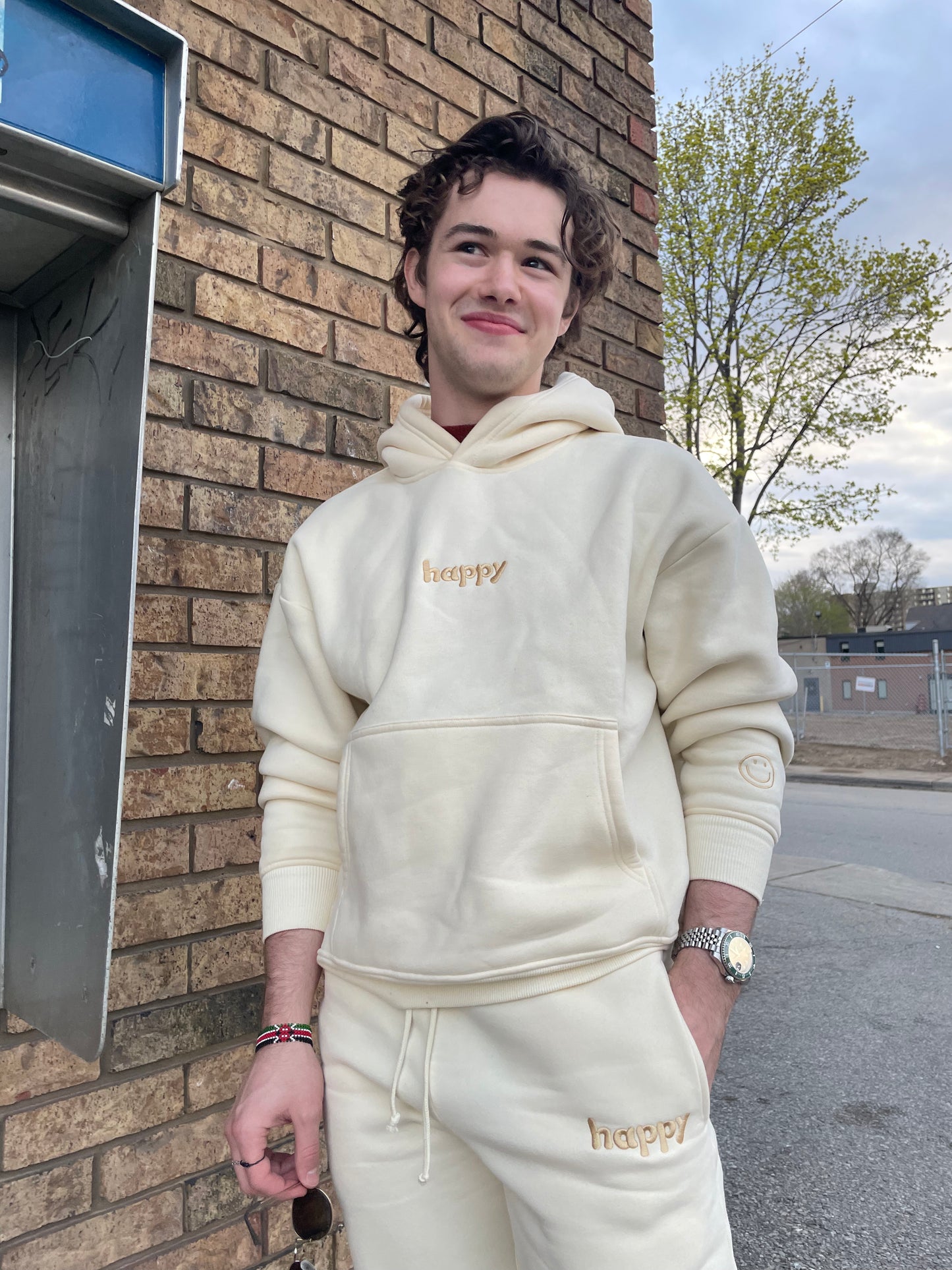 "happy" hoodie